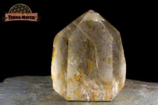 Pointe de cristal de roche 8 cm