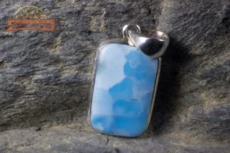 Pendentif de Larimar sur argent