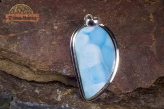 Pendentif de Larimar sur argent