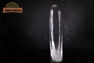 Pointe de cristal de roche limpide du Brésil 15 cm