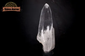 Pointes jumelles de cristal de roche "lémurien" limpide du Brésil 12 cm