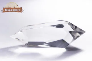 Vogel 6 / 12 facettes de cristal de roche de l'Himalaya. Fabrication artisanale