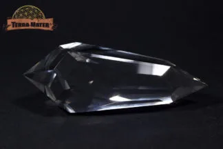 Vogel de cristal de roche pur d'Himalaya à 6 / 12 facettes