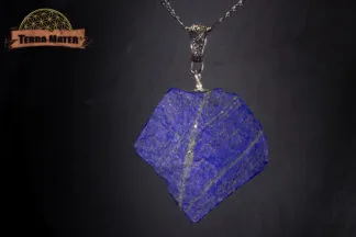 Pendentif de lapis lazuli brut AA+
