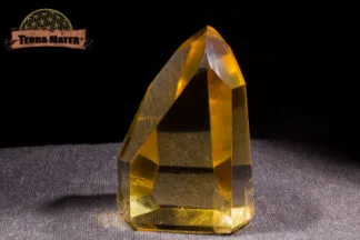 Cristal naturel de citrine brésilienne qualité AAA couleur cognac