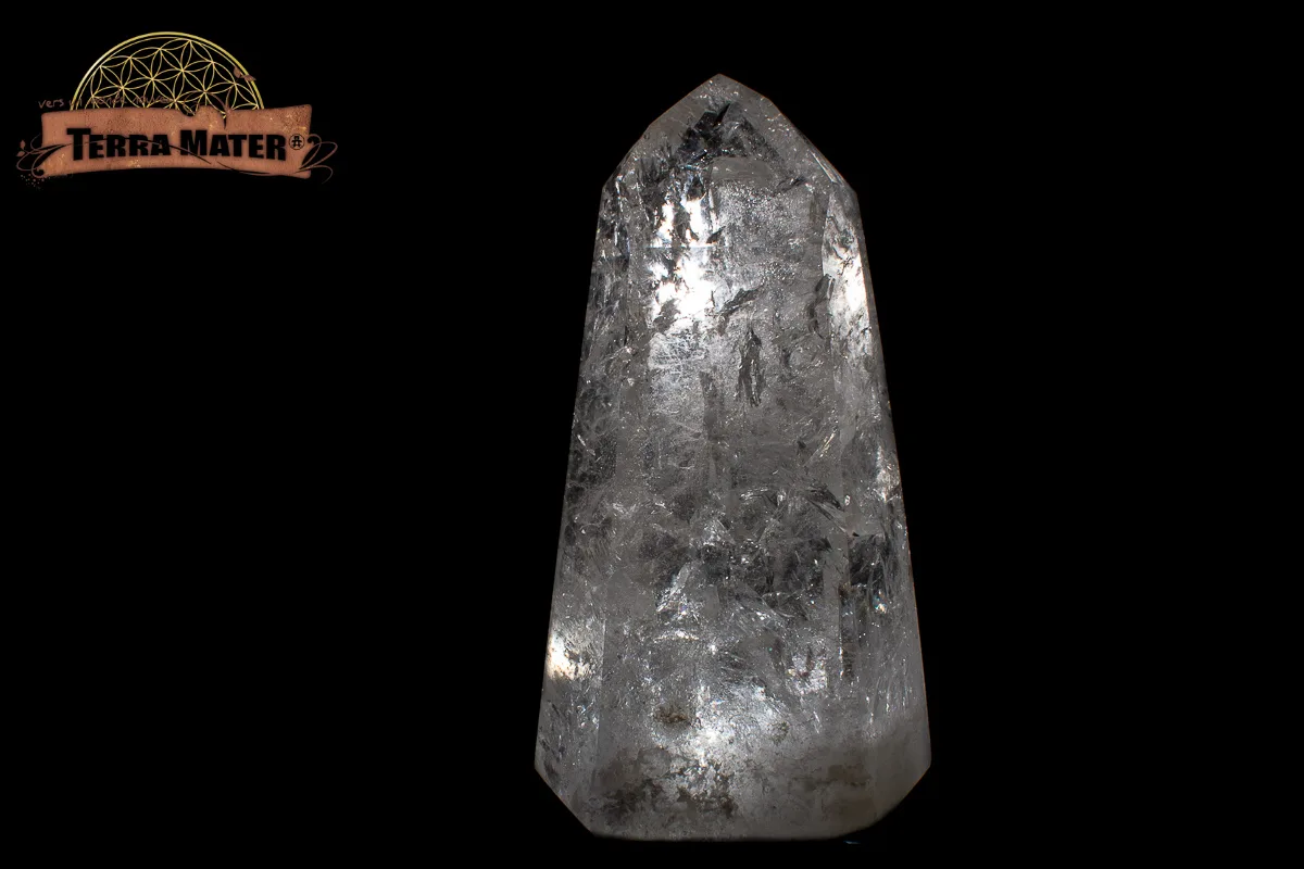 Grand générateur de cristal de roche du Brésil 1,7 KG