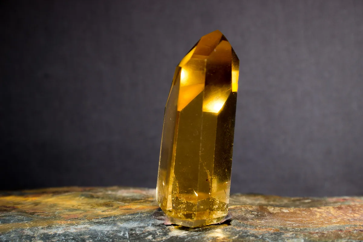Cristal naturel de citrine 5 cm - 38 g - qualité AAA – Image 7