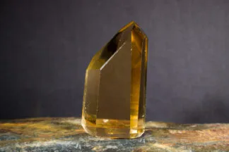 Cristal naturel de citrine brésilienne qualité AAA couleur cognac
