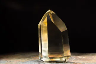 Cristal naturel de citrine brésilienne qualité AAA couleur champagne